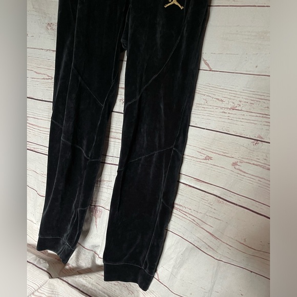 AIR JORDAN VELOUR PANTS BLACK SIZE SMALL - Picture 3 of 10